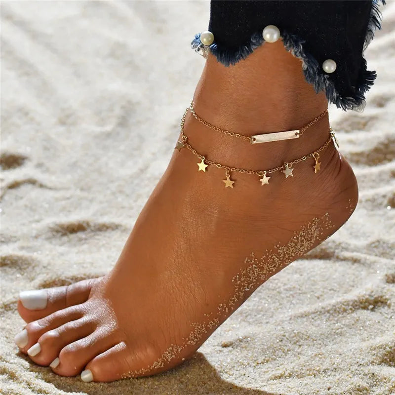 Sunkissed Heart Anklet