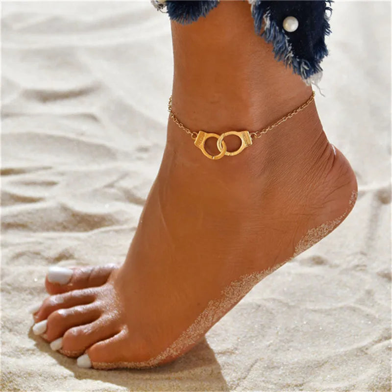 Sunkissed Heart Anklet