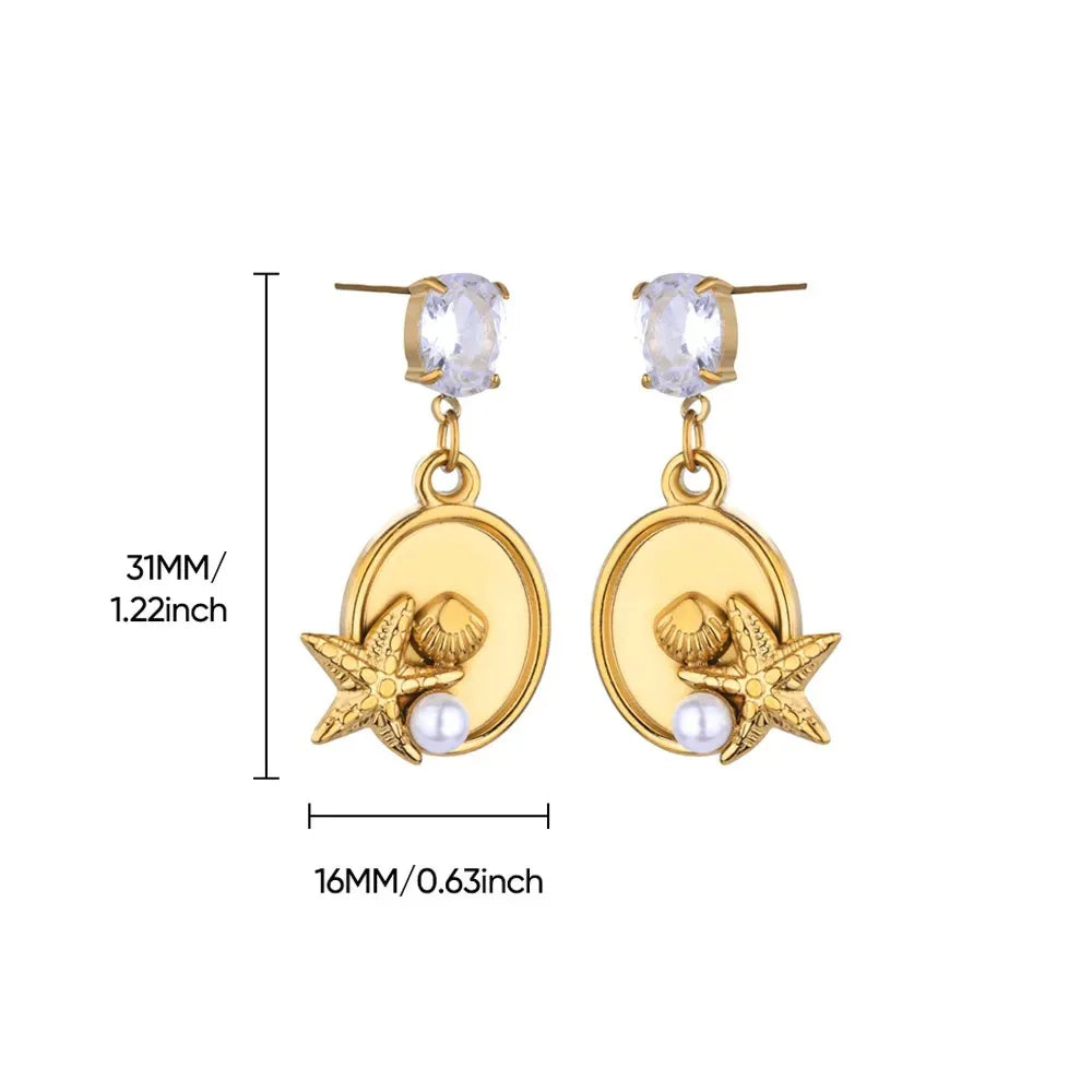 Ocean Star Studs