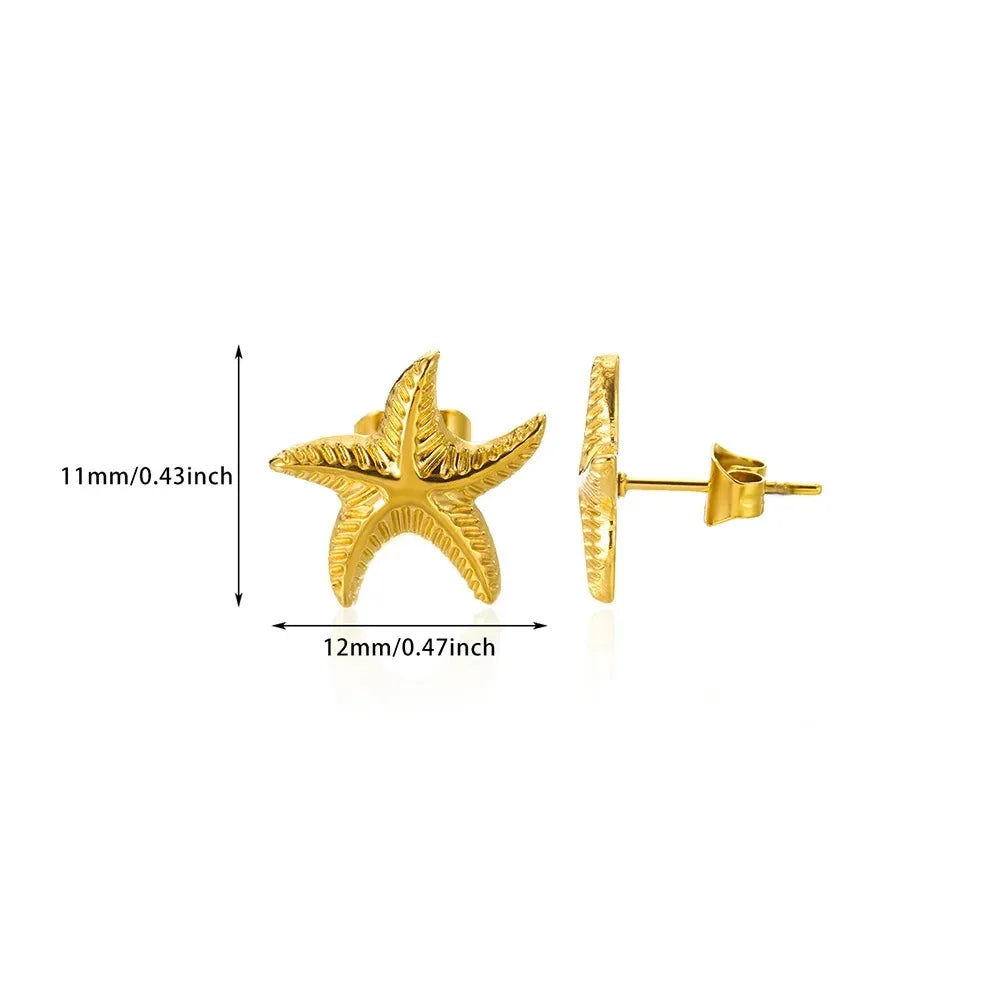 Ocean Star Studs