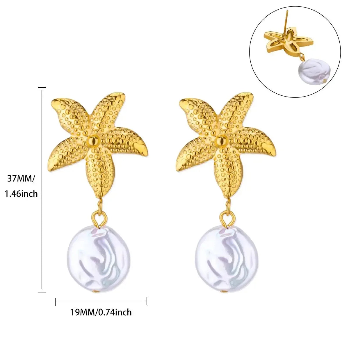 Ocean Star Studs