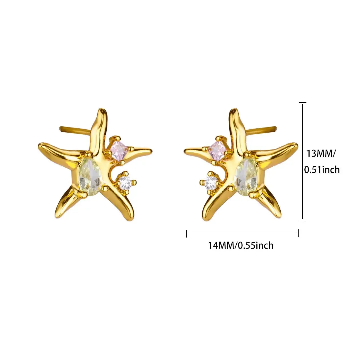Ocean Star Studs